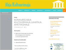 Tablet Screenshot of abjakultuurimaja.ee